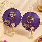 Shubh Labh Toran Hanging for Main Door, Decorative Wall Hanging for Diwali, Pooja Room & Festive Home Decoration