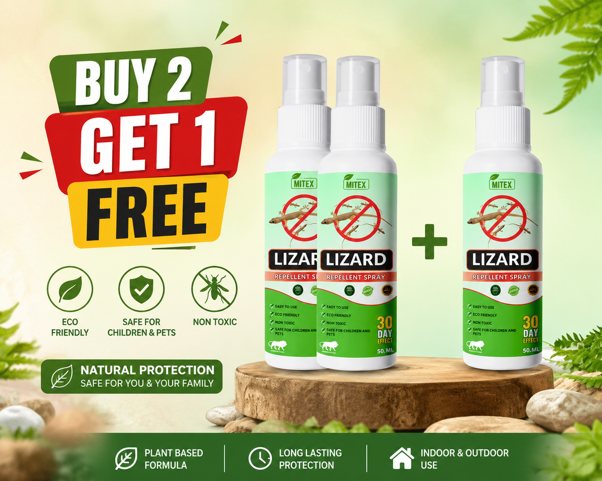 Lizard Repellent Spray for Home & Kitchen | Buy 2 Get 1 Free | Herbal & Natural Formula